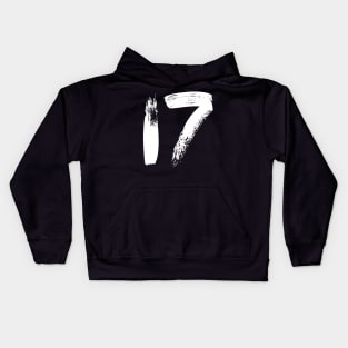 Number 17 Kids Hoodie